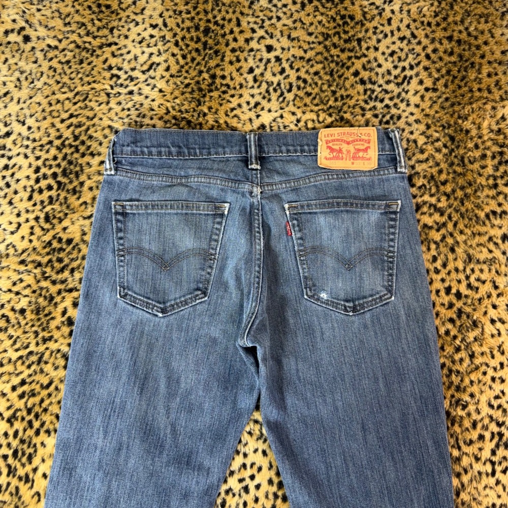 Levis 511 Slim Fit Jeans Mens 33x30 Blue Medium Wash Denim Pants 04511-1150